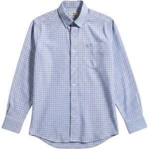Onward Reserve Button Up Shirt Mens Small Blue Purple Gingham Non-Iron Tailored